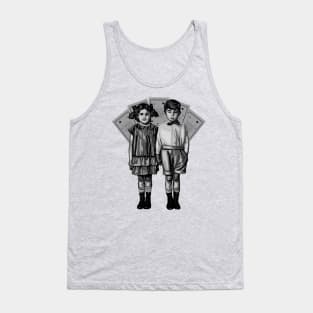 Creepy Tarot Cards Kids Tank Top